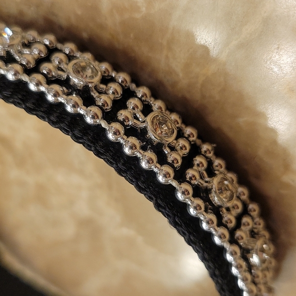 Top Paw jet black 16" dog collar - small dog/large cat - Picture 3 of 12